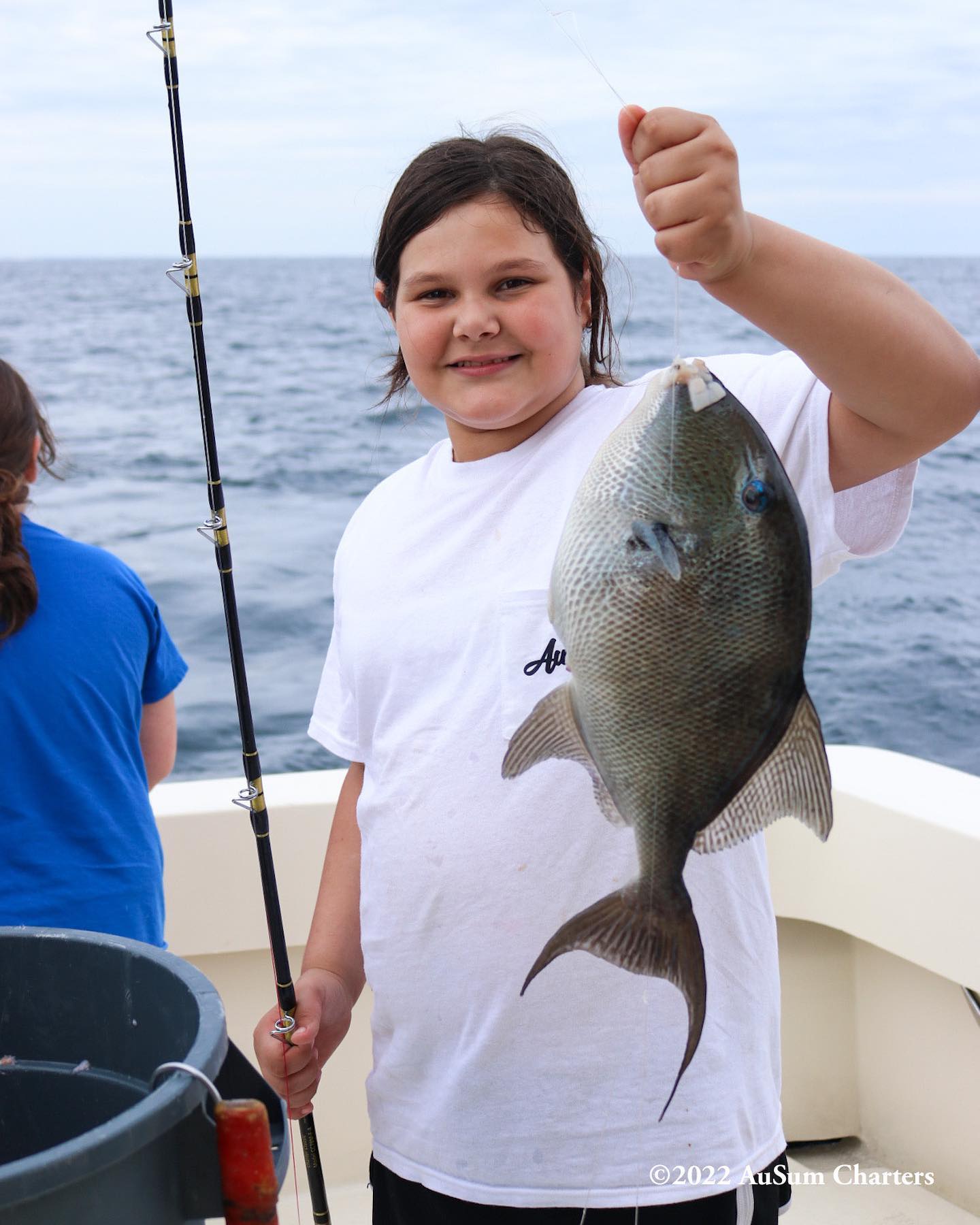 Grey Triggerfish, 18 inches, fishing in FL