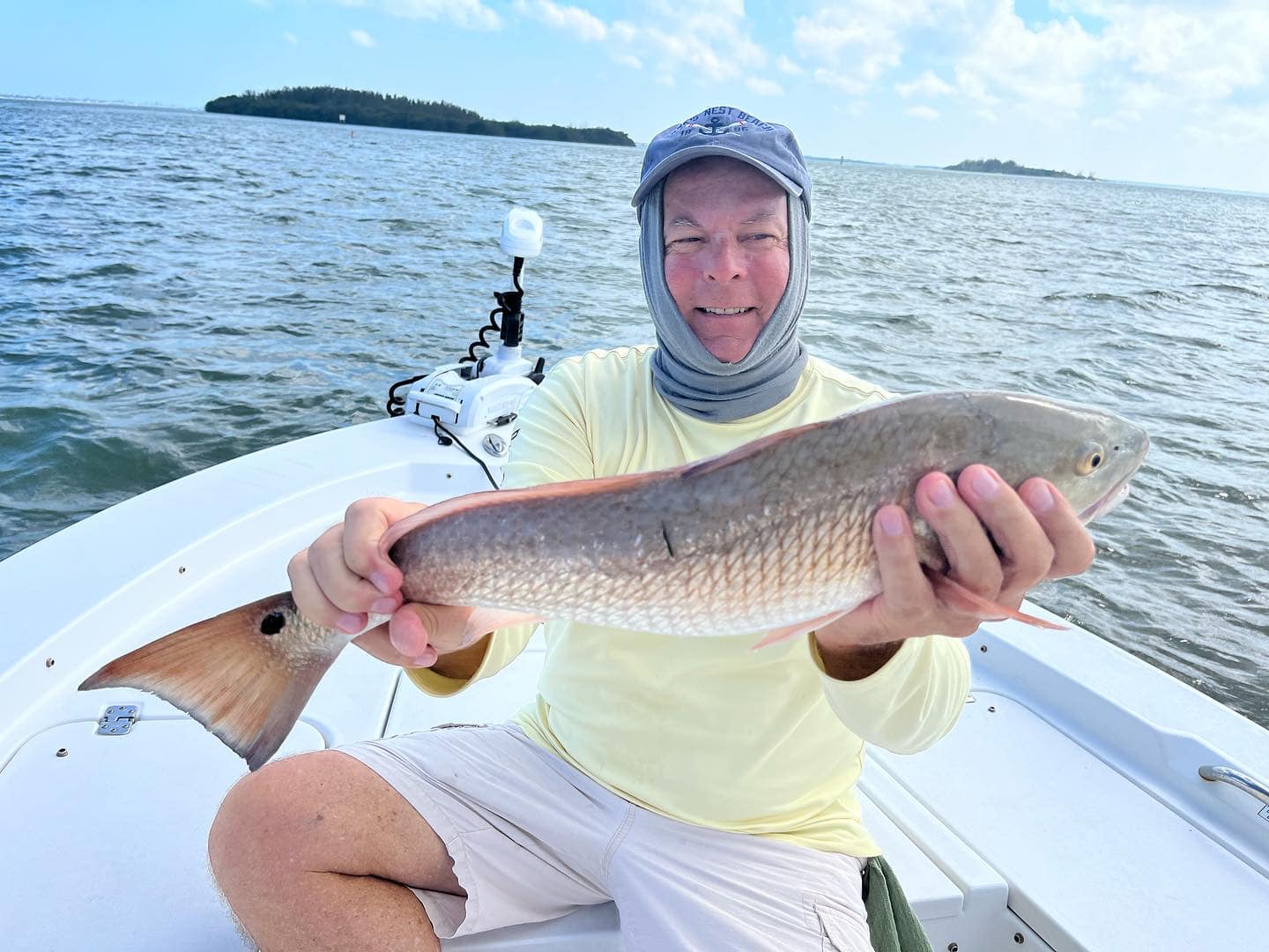 Angler fishing with rod in Florida