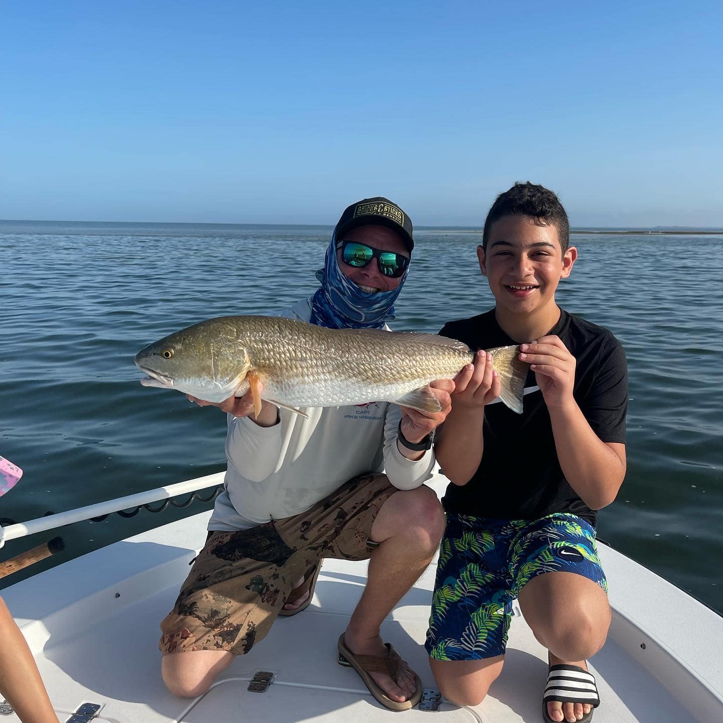 Two people fishing in Florida