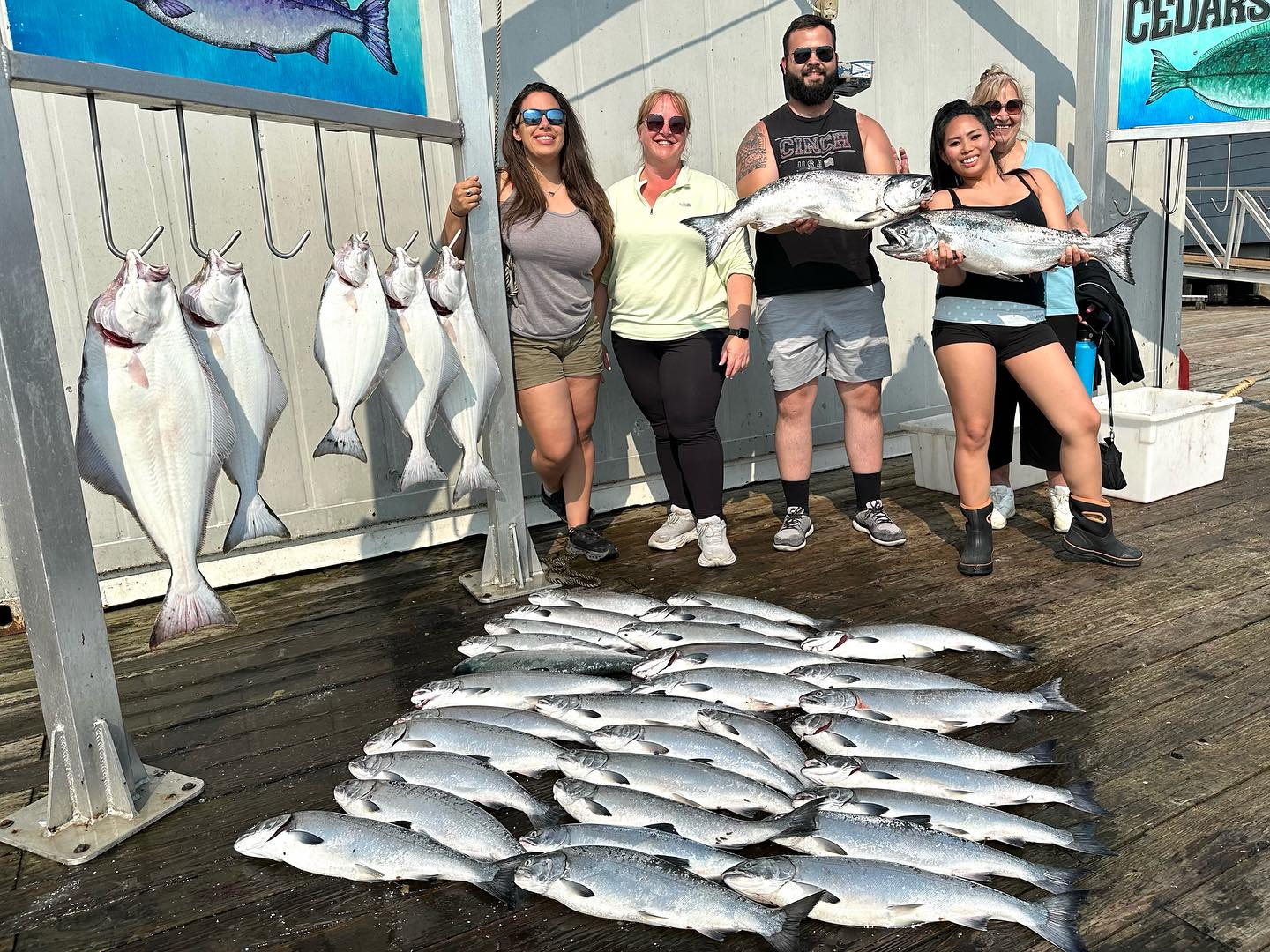 11 fish caught in Alaska during fishing trip