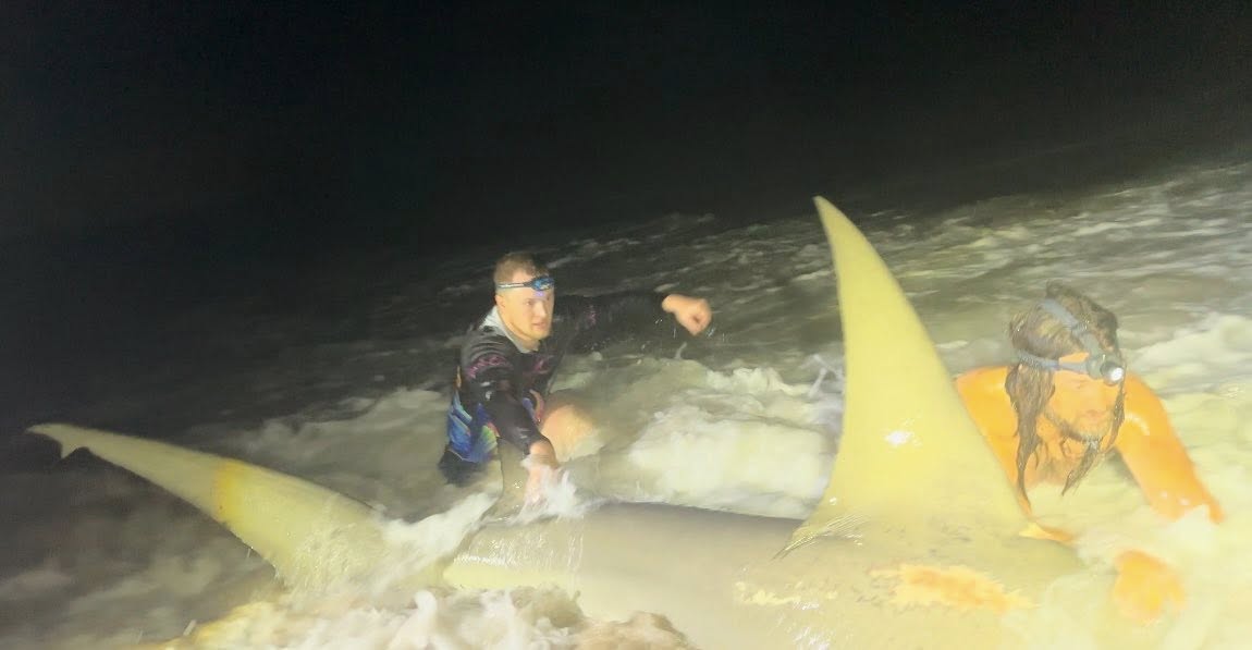 Person fishing in Florida
