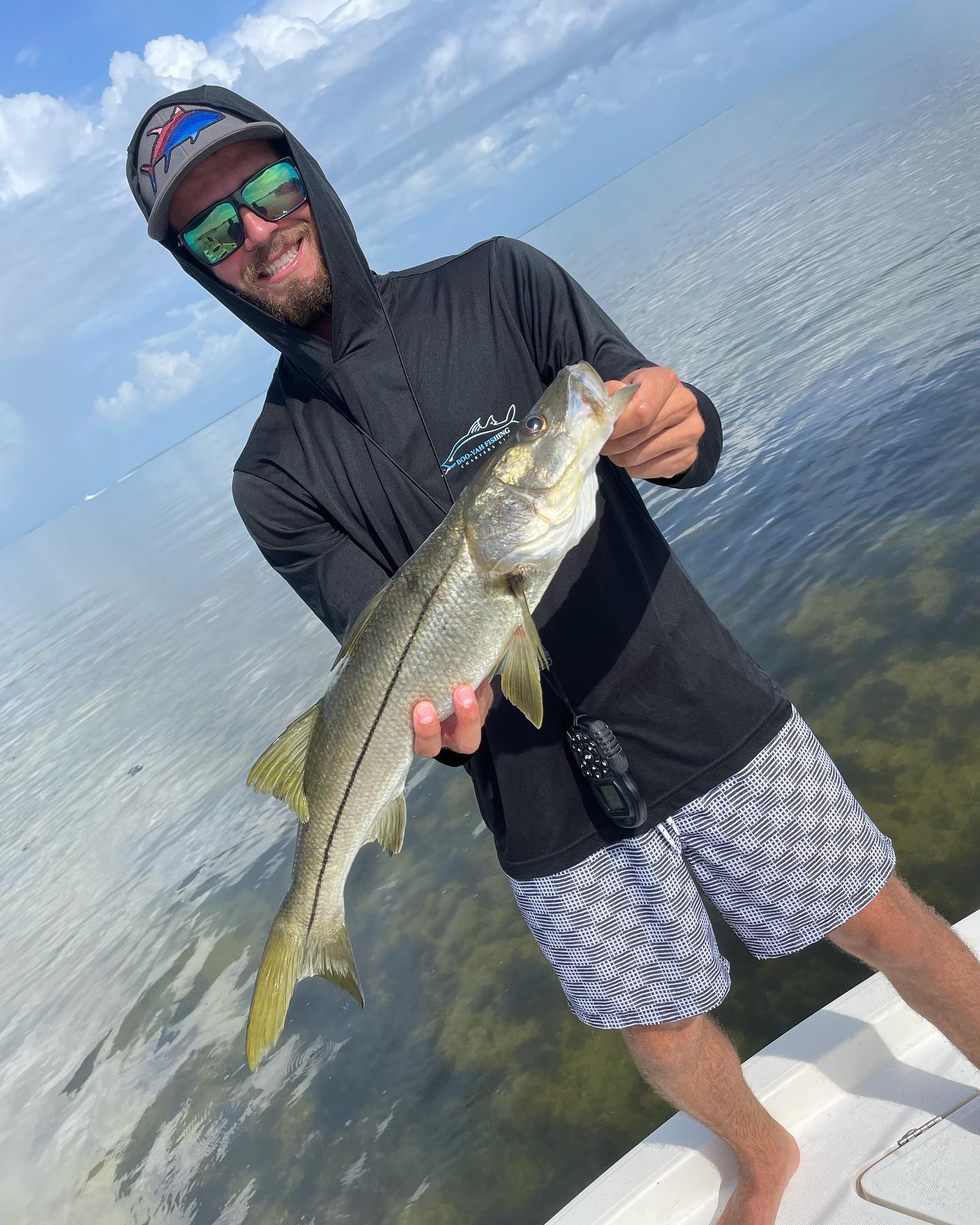 A snook fish caught in Placida