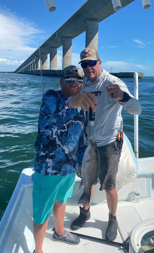 A pair of anglers fishing in FL