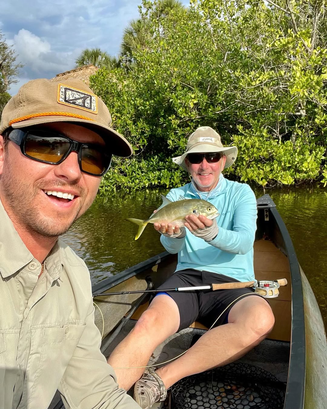 Image of a blue runner fish caught while fishing in FL