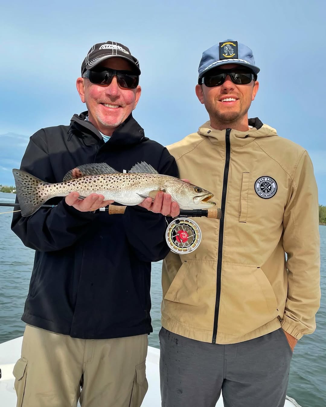 Spotted weakfish caught while fishing in FL