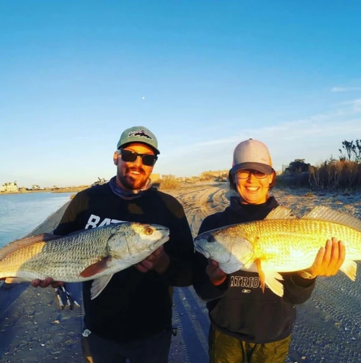 Two redfish caught in Islamorada