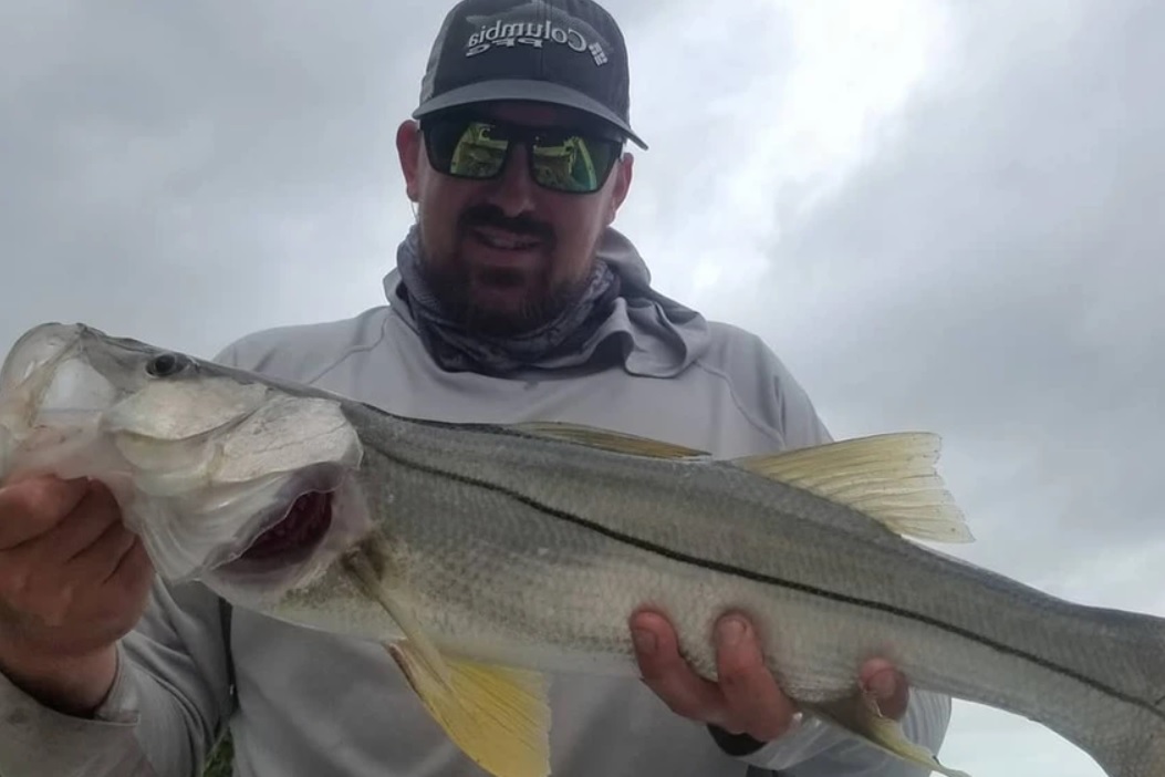 A snook fish caught in FL