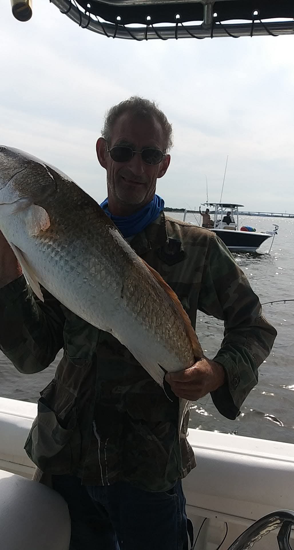 Redfish catch from fishing charter in Port Orange Florida