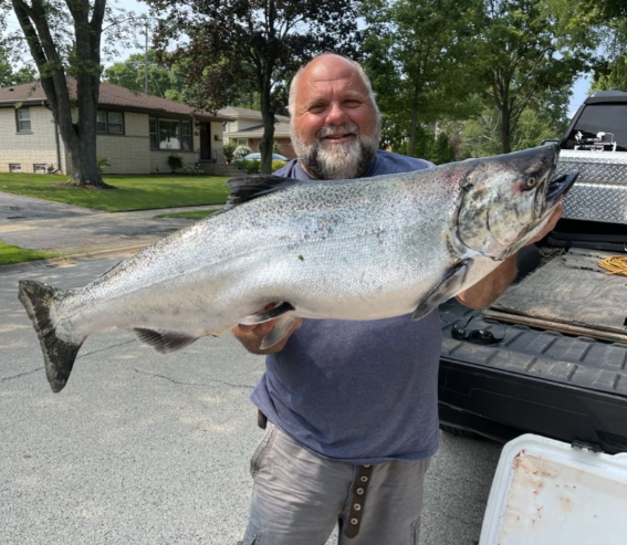 Chinook Salmon fishing in IL