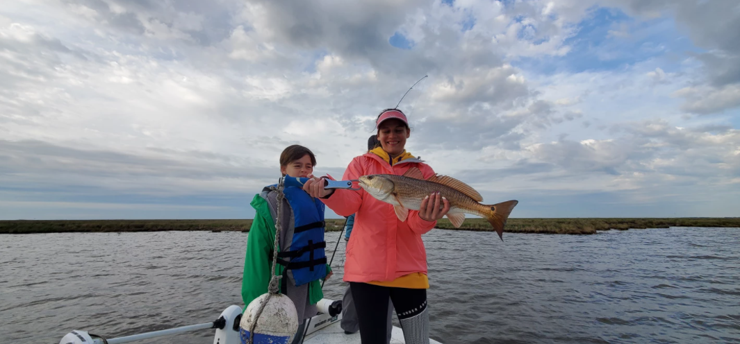 2 people caught a 28-inch fish in Belle Chasse