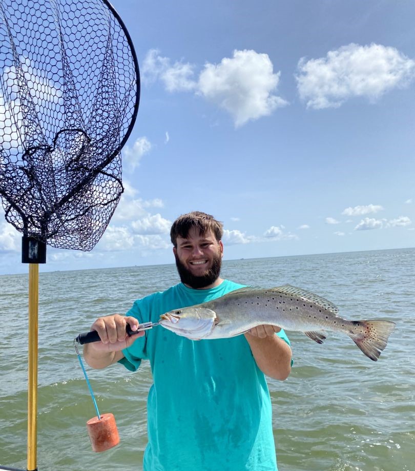 Spotted Weakfish caught in Galveston
