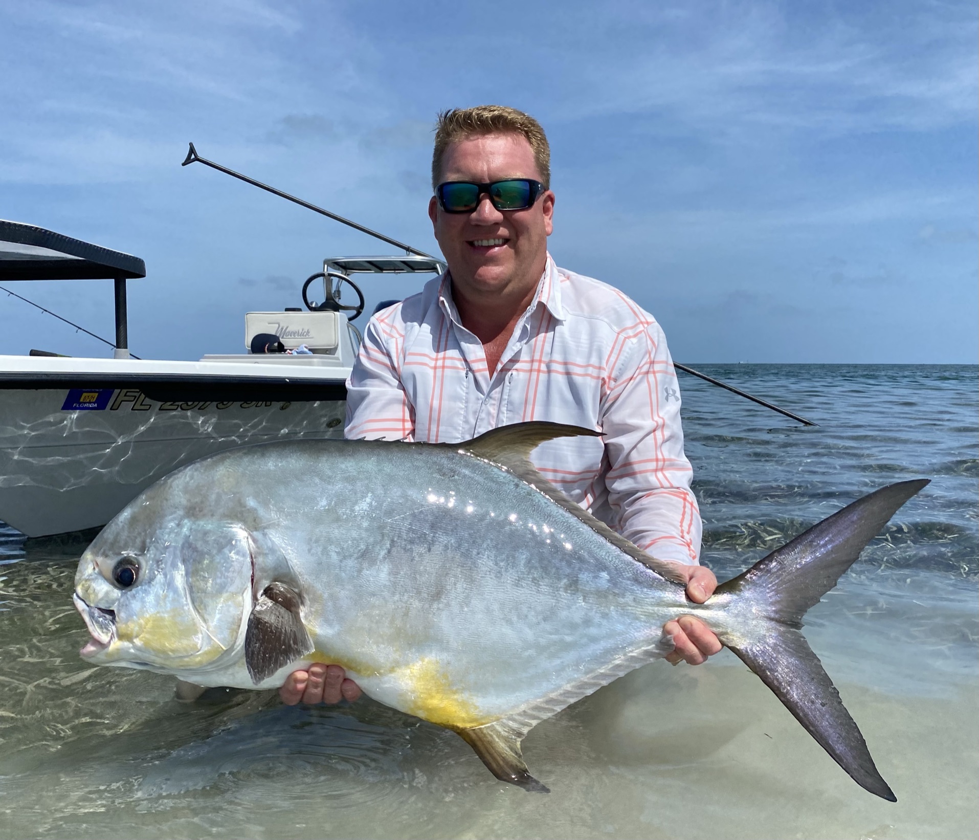 Giant trevally caught fishing in Homestead