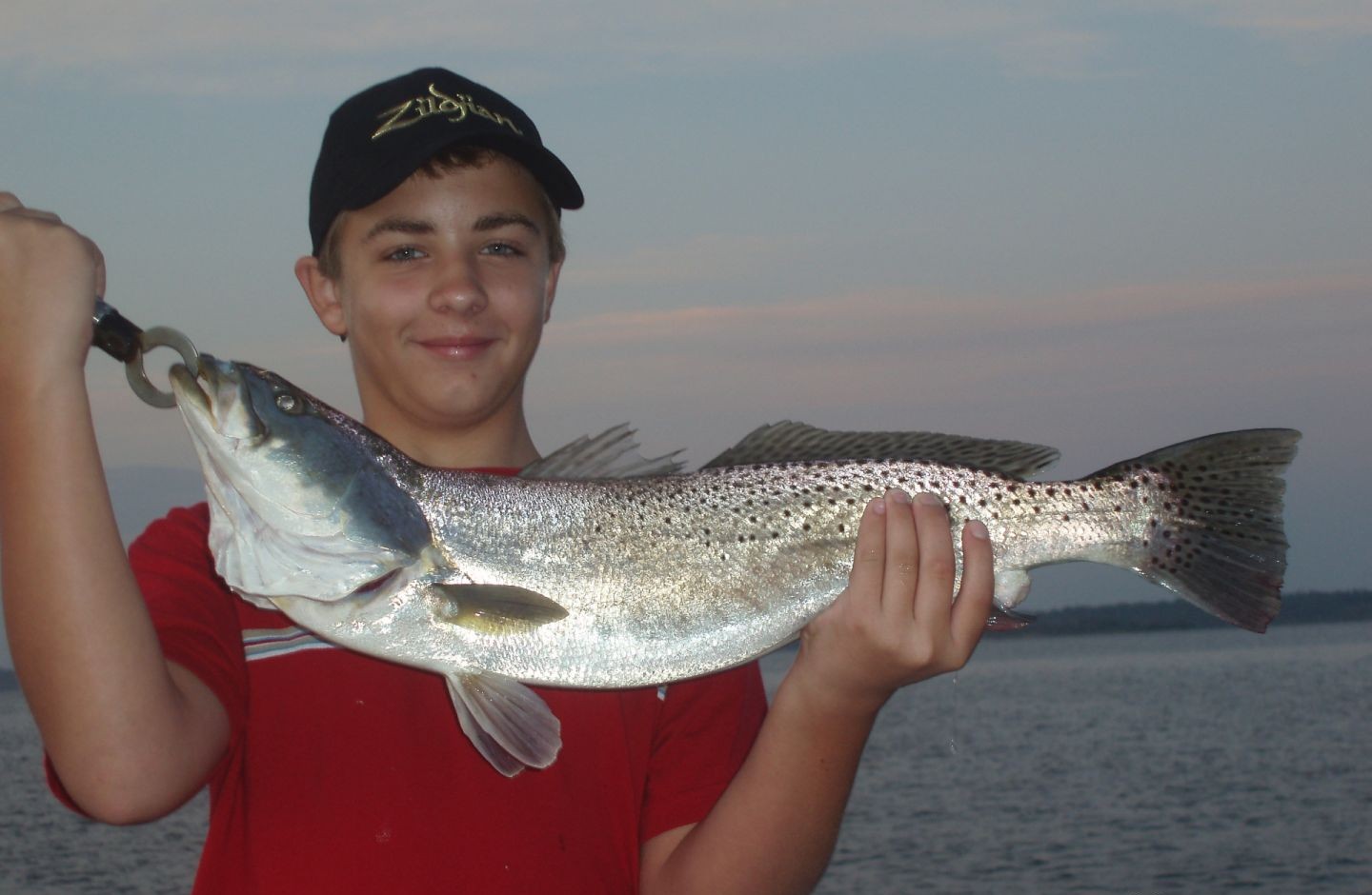 One angler fishing in Oak Hill