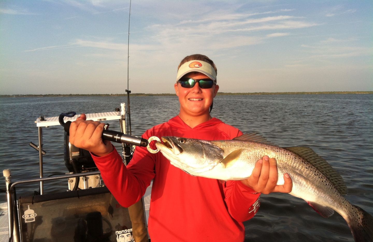 One person fishing in Florida