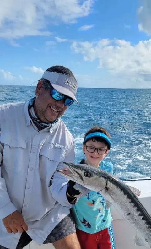 A couple fishing in PR