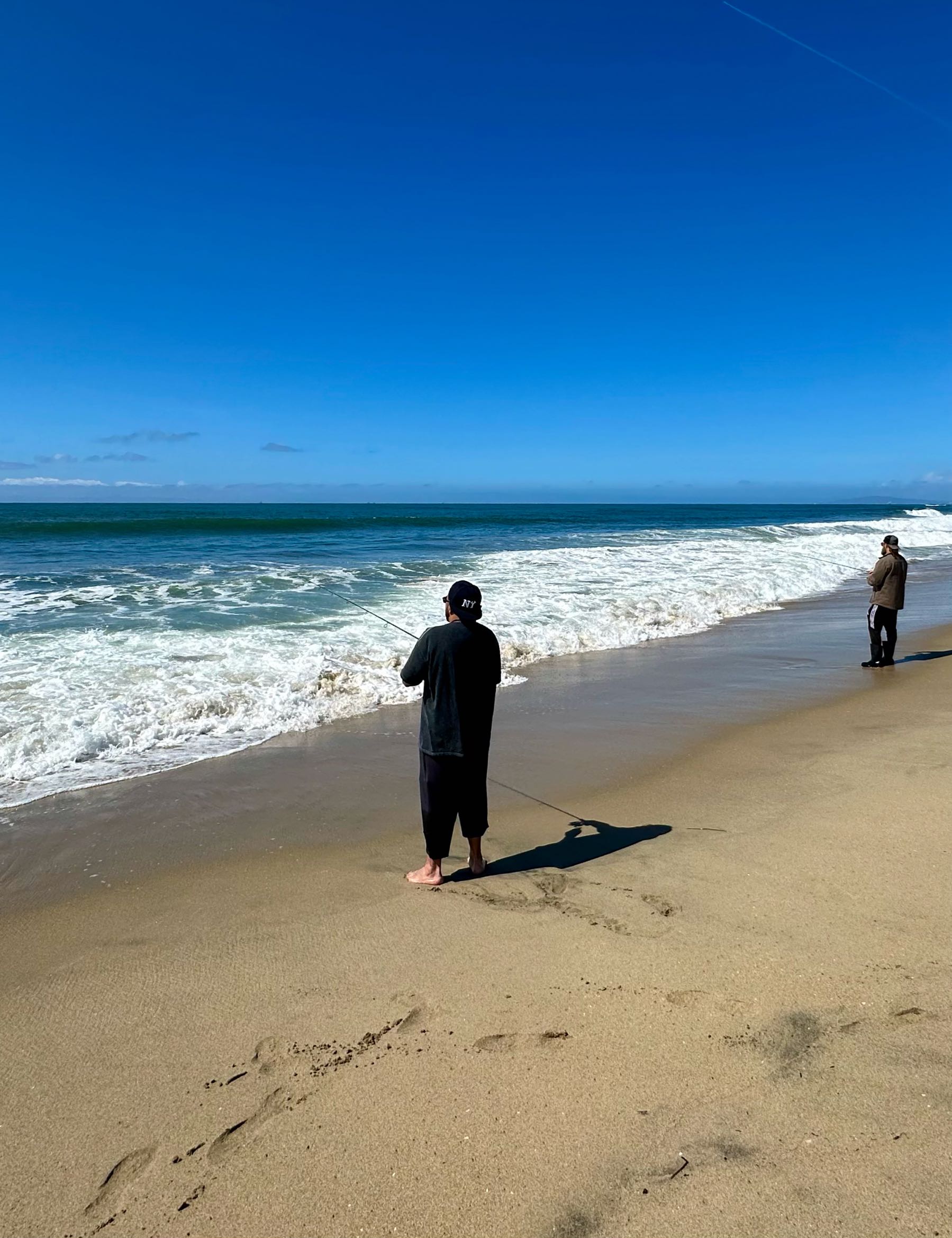 Scenic view of Huntington Beach coastline