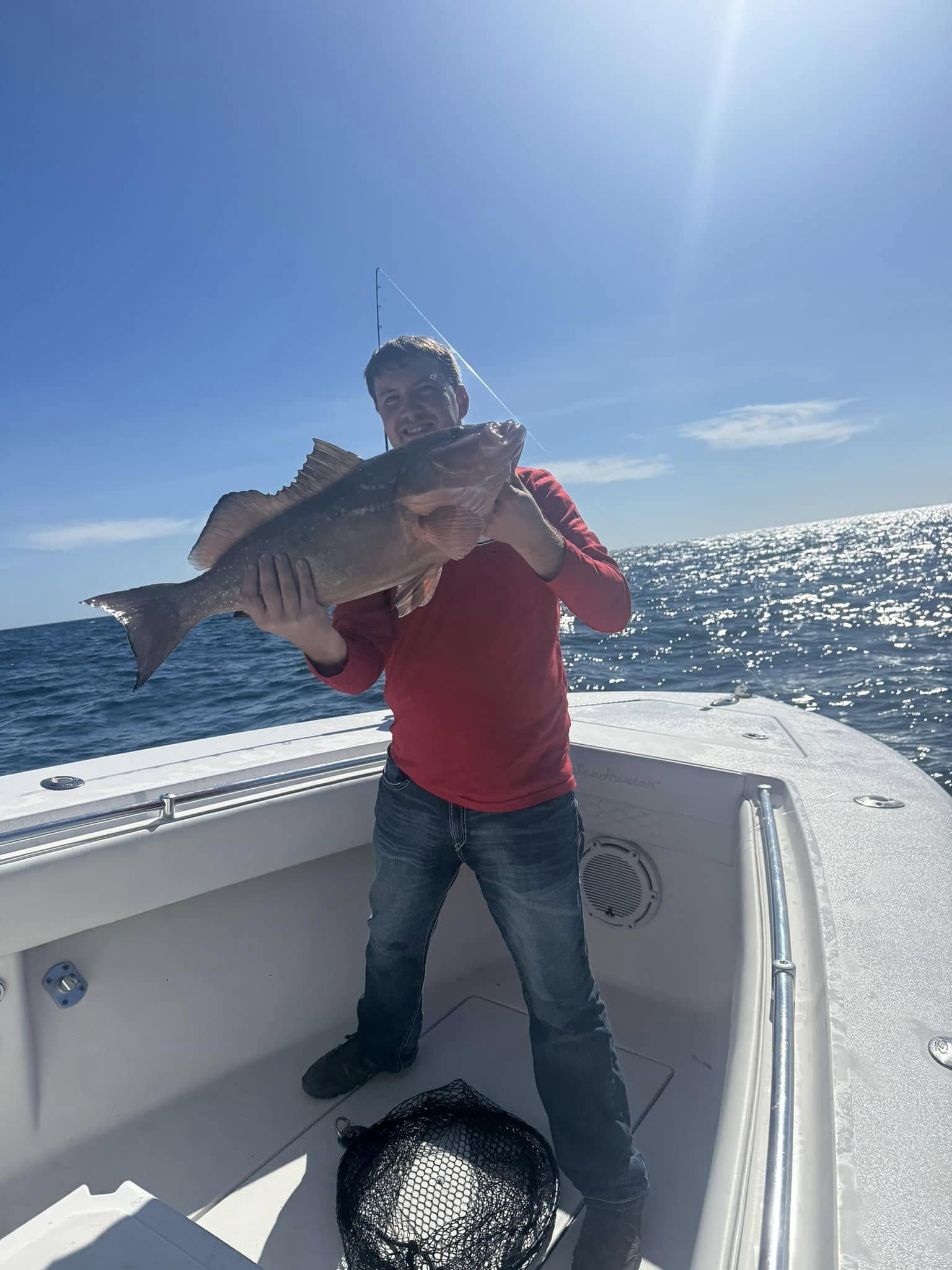 Fisherman in Florida enjoying a day of fishing