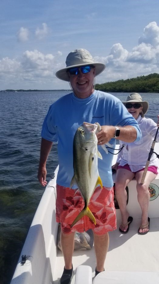 Crevalle Jack caught while fishing in Crystal River FL on boat