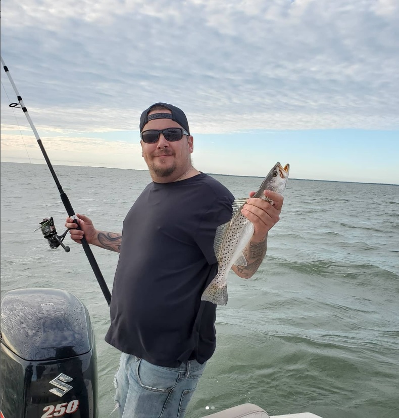 Fisherman enjoying the great outdoors in FL
