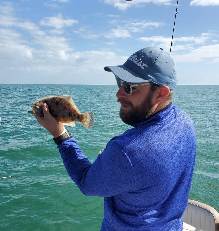 A lone angler fishing in Tarpon Springs