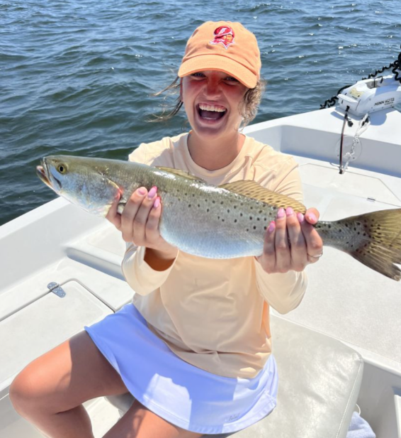 Spotted Weakfish caught at Okaloosa Island