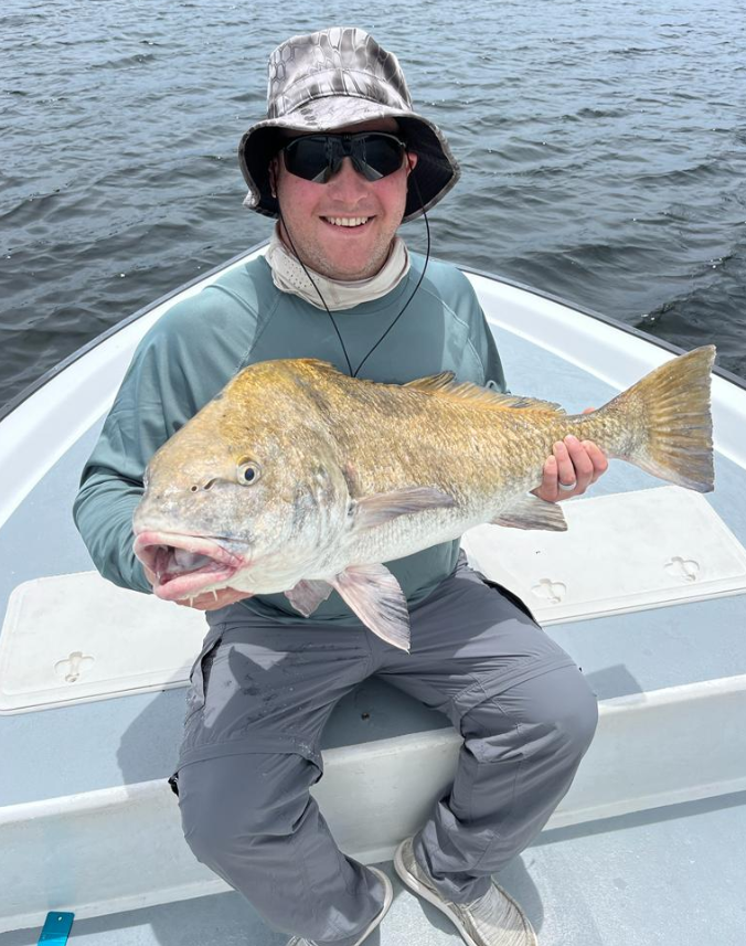 Two people fishing for bass in Florida
