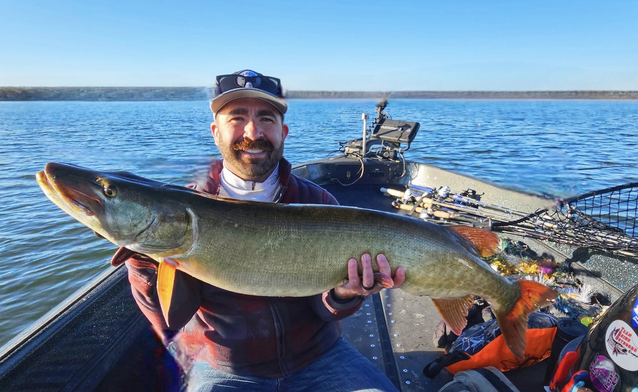 Muskellunge catch from fishing trip in Waukesha WI