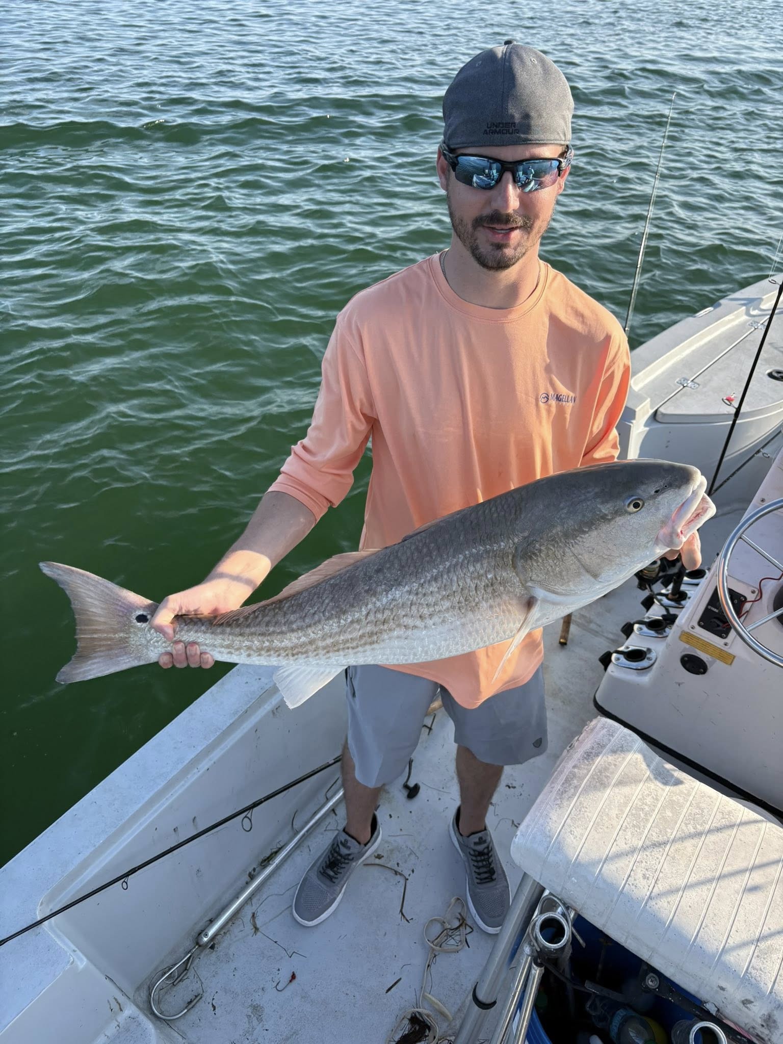 Redfish caught while fishing in Pensacola FL on boat