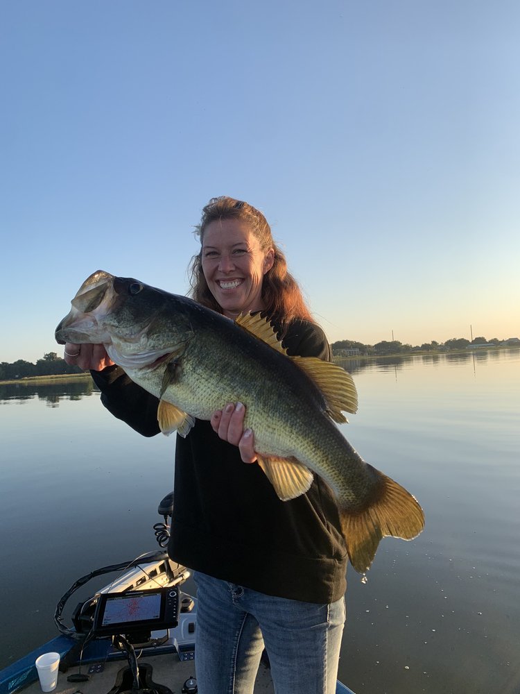 Largemouth bass caught on fishing trip in Kissimmee