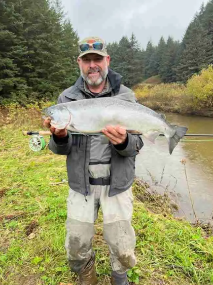 Angler with a 24-inch catch in Cordova