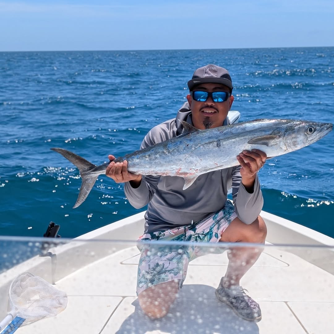 King Mackerel catch displayed on fishing boat in St. Petersburg FL waters