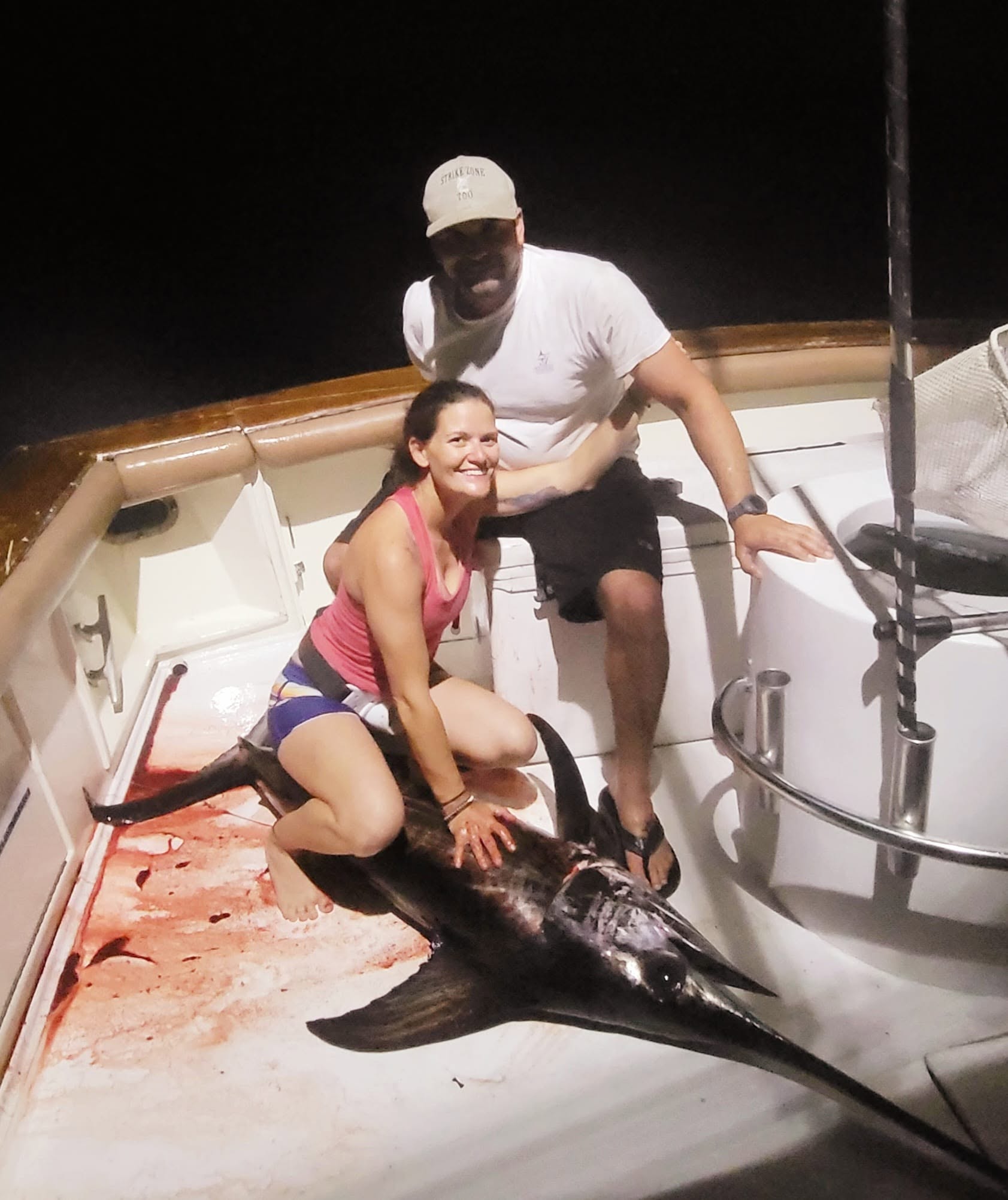 Swordfish caught on fishing boat in Destin FL