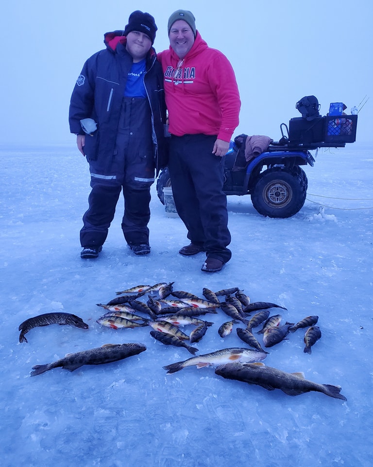 Three big fish caught in Remer while fishing