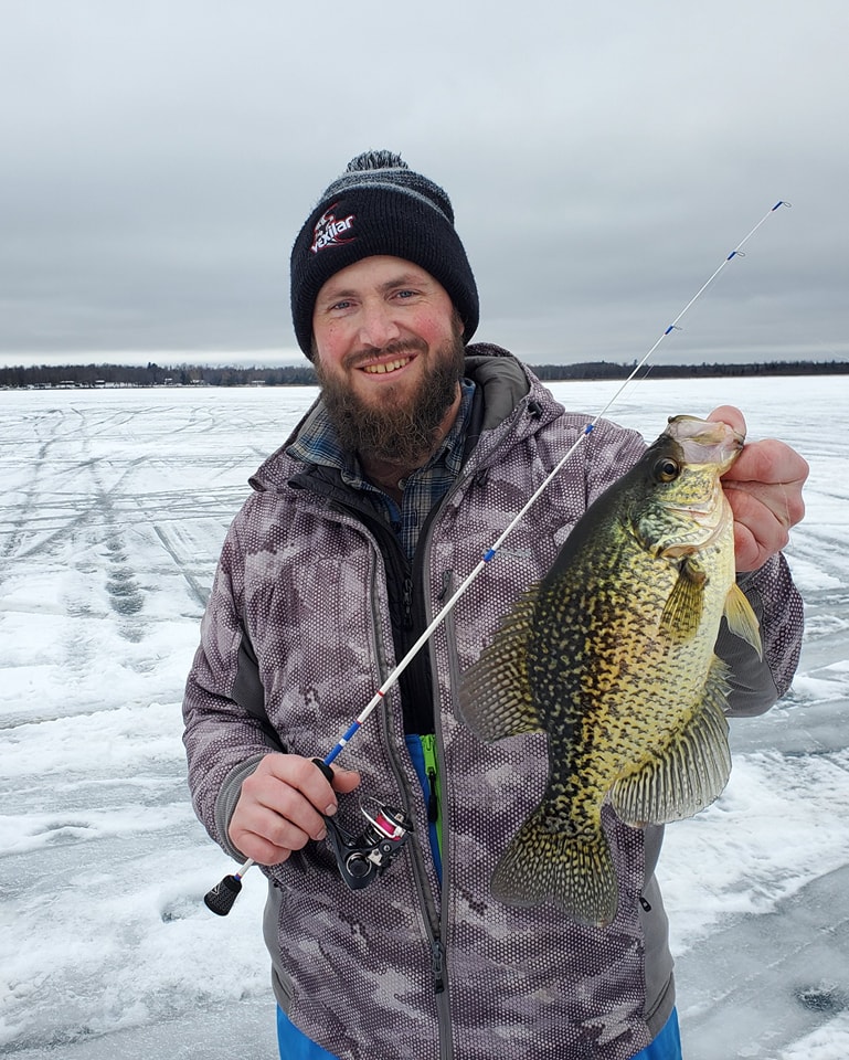 Crappie fish caught in Remer, fishing