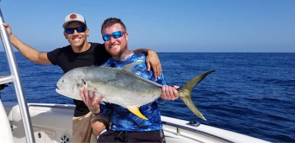 Crevalle Jack, 21-inch fish, fishing in Belton