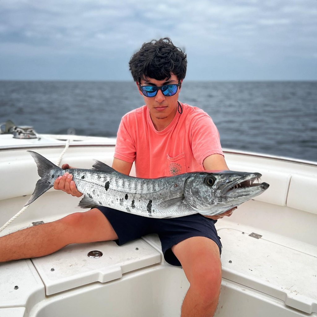 Great Barracuda, 26-inch fish caught while fishing in TX