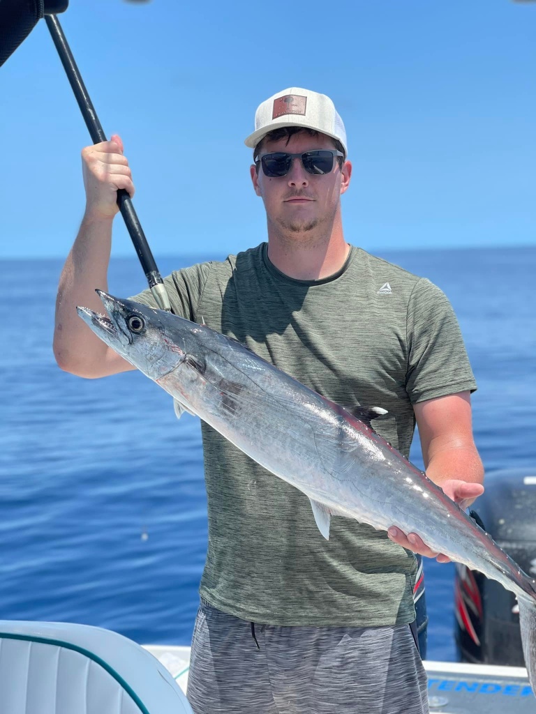 Photograph of a big Great Barracuda fish caught in SC