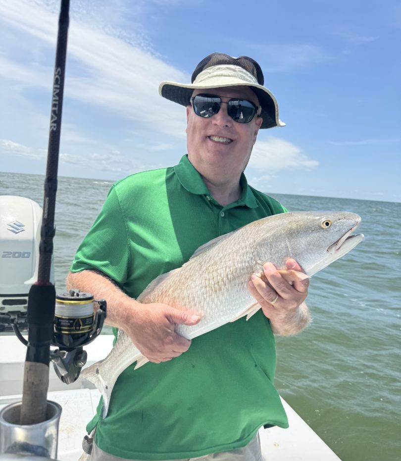 Angler fishing at Hatteras