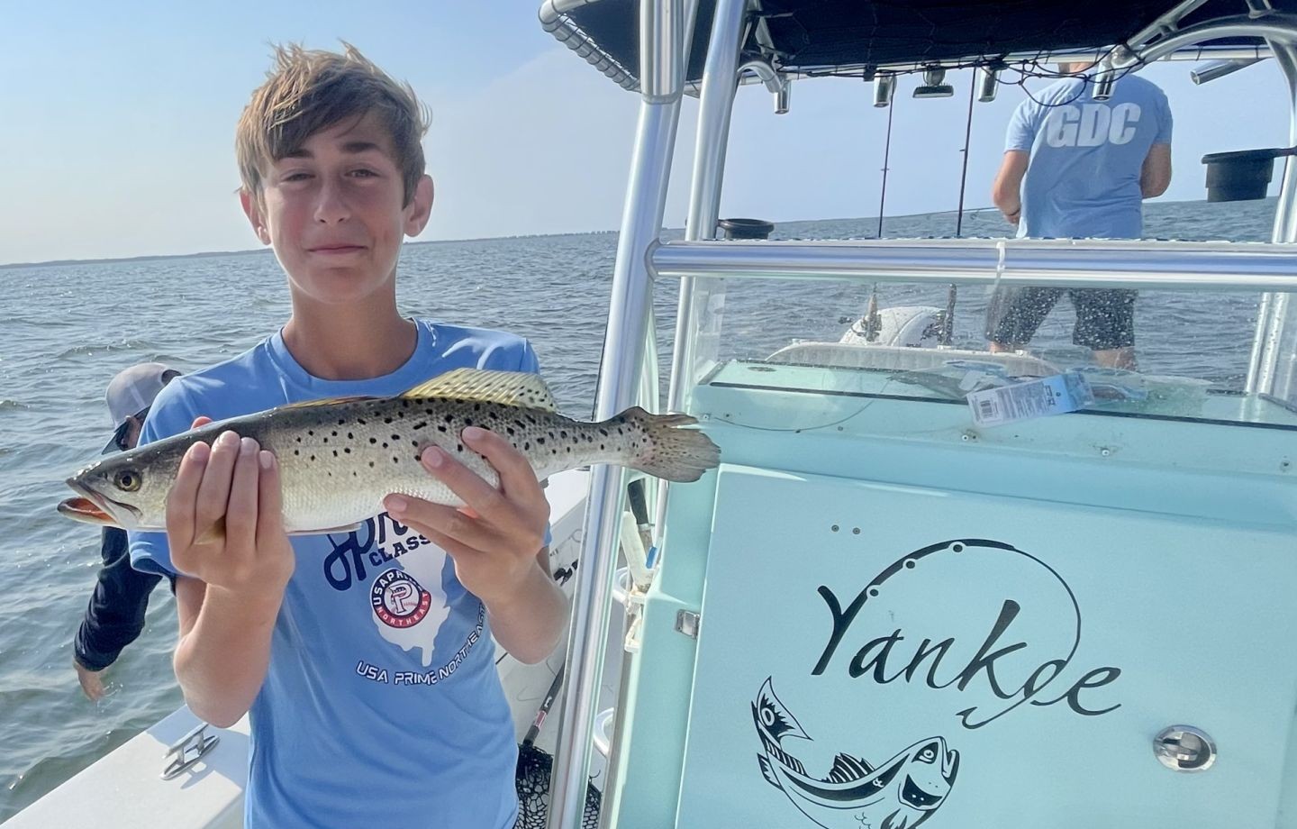 Spotted Weakfish caught while fishing in Hatteras
