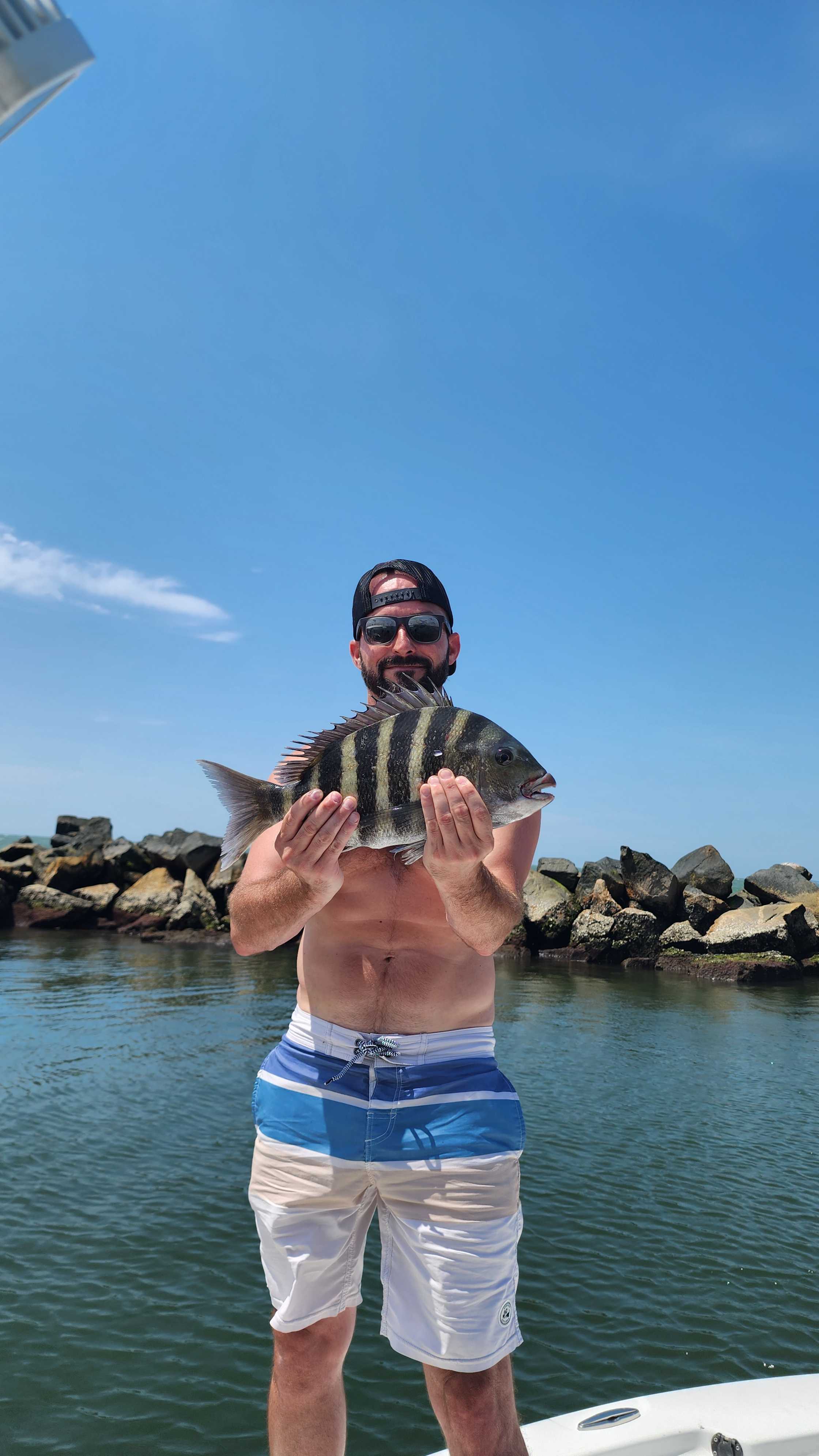 Sheepshead fish caught fishing in SC