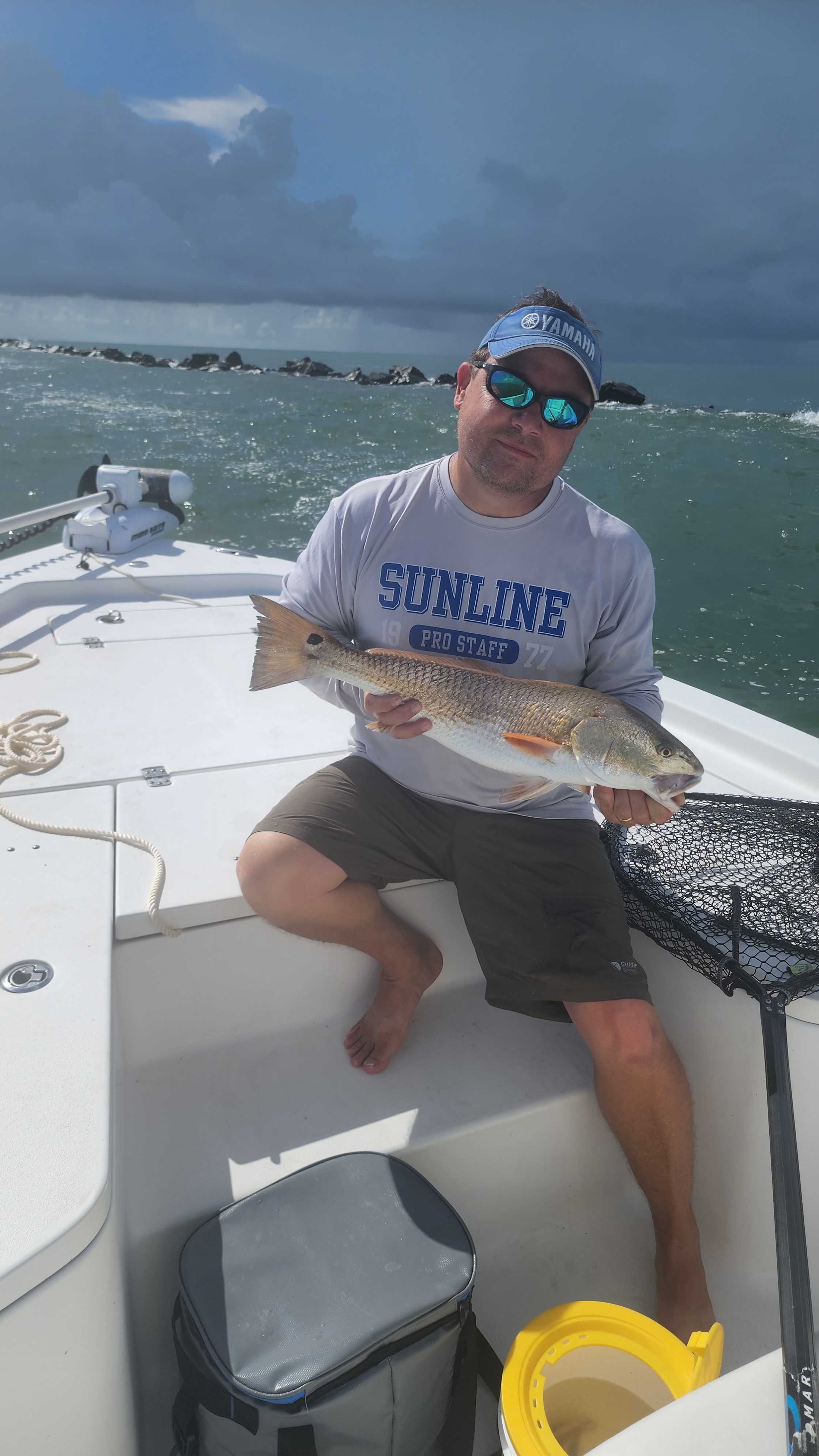 Redfish caught while fishing in SC