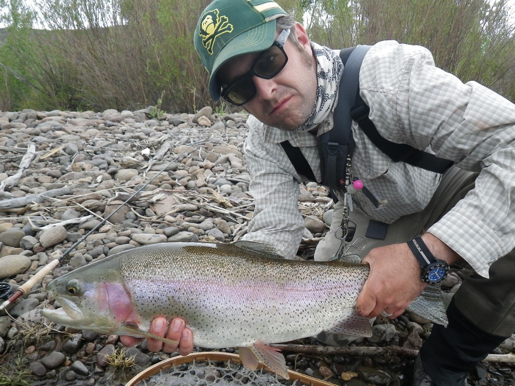 Rainbow trout caught in Taos