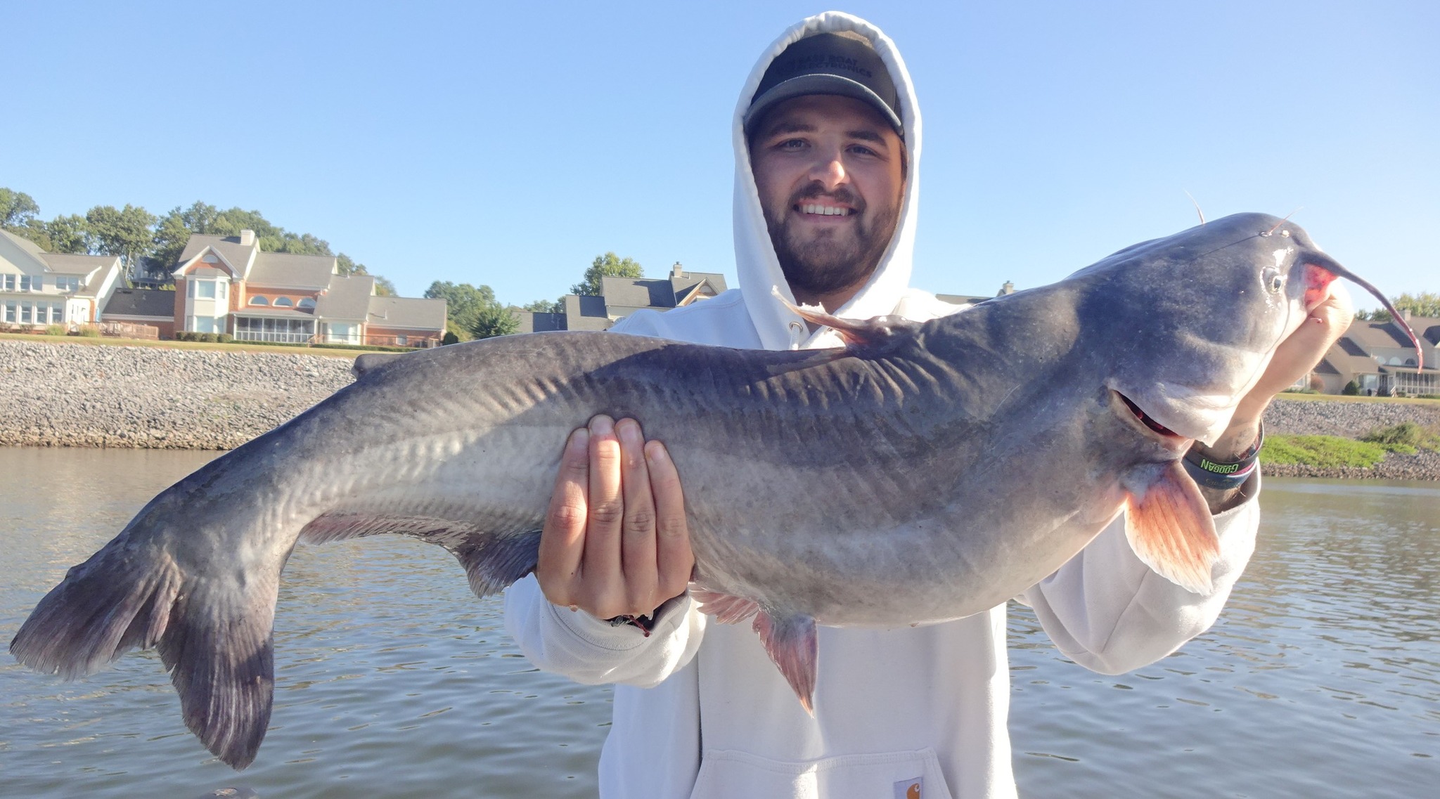 Angler with a great catch in Chattanooga
