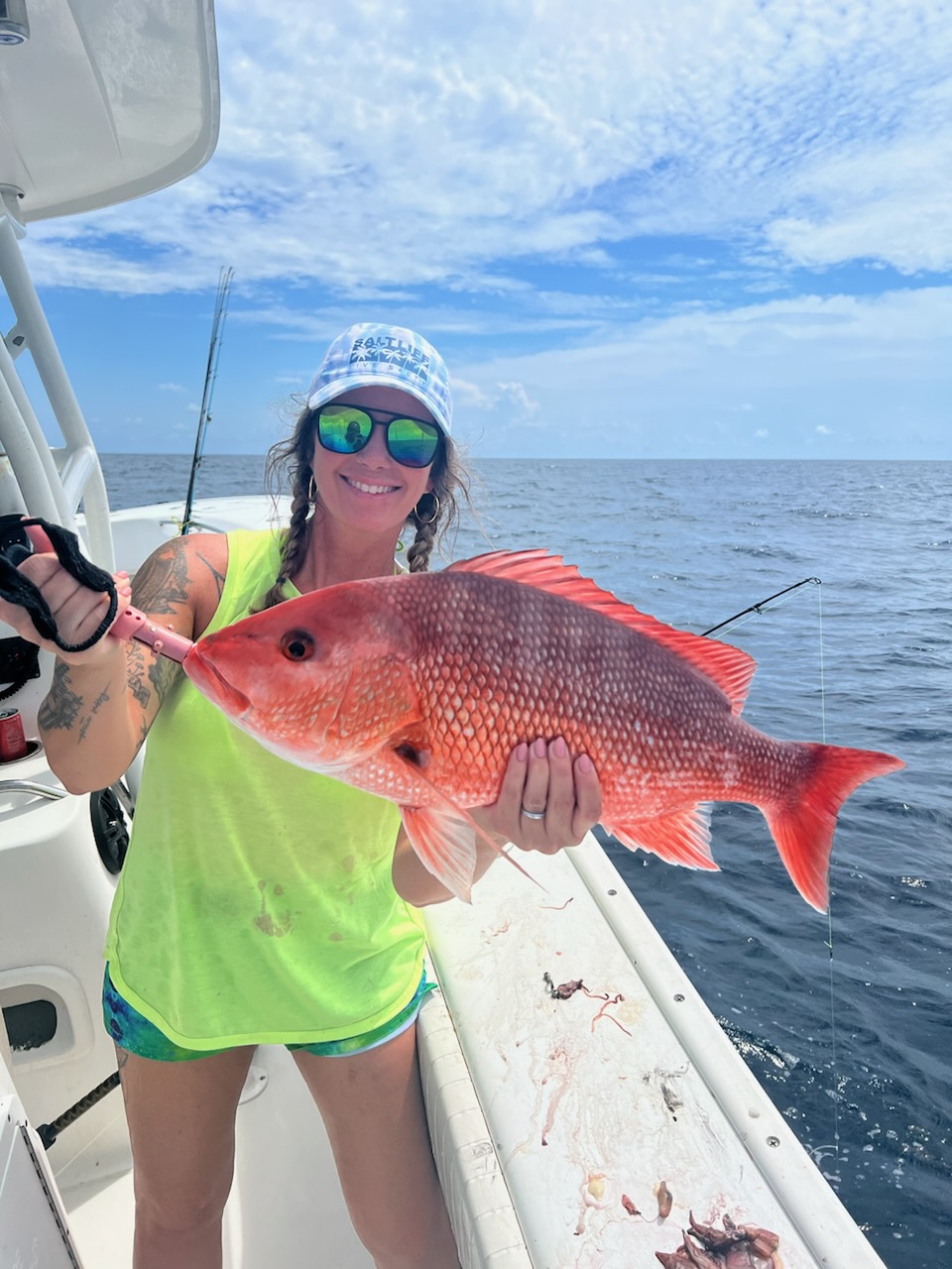 Solitary angler fishing in Florida