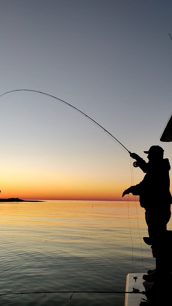 Scenic fishing landscape in MD