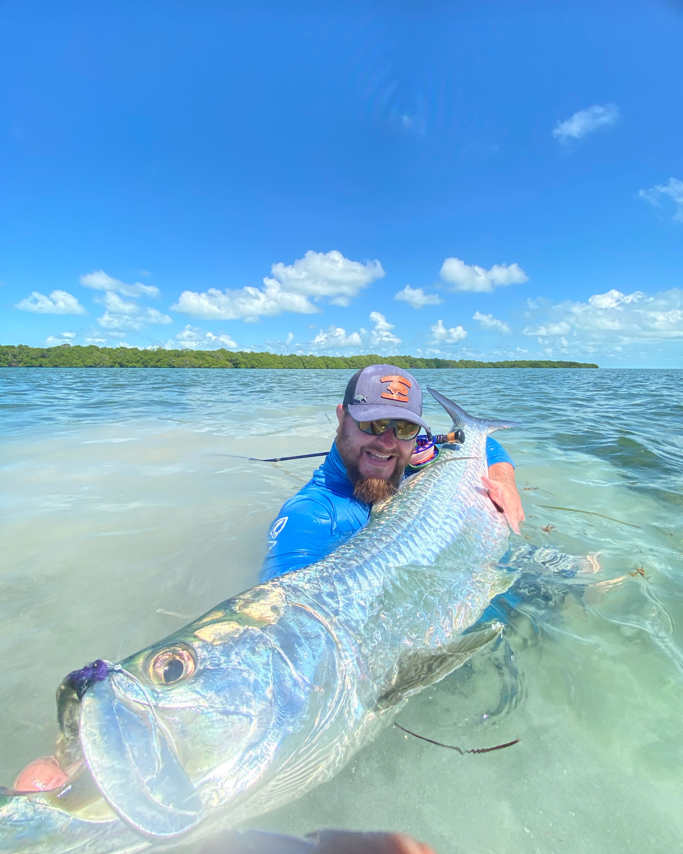 Angler fishing in Pulaski