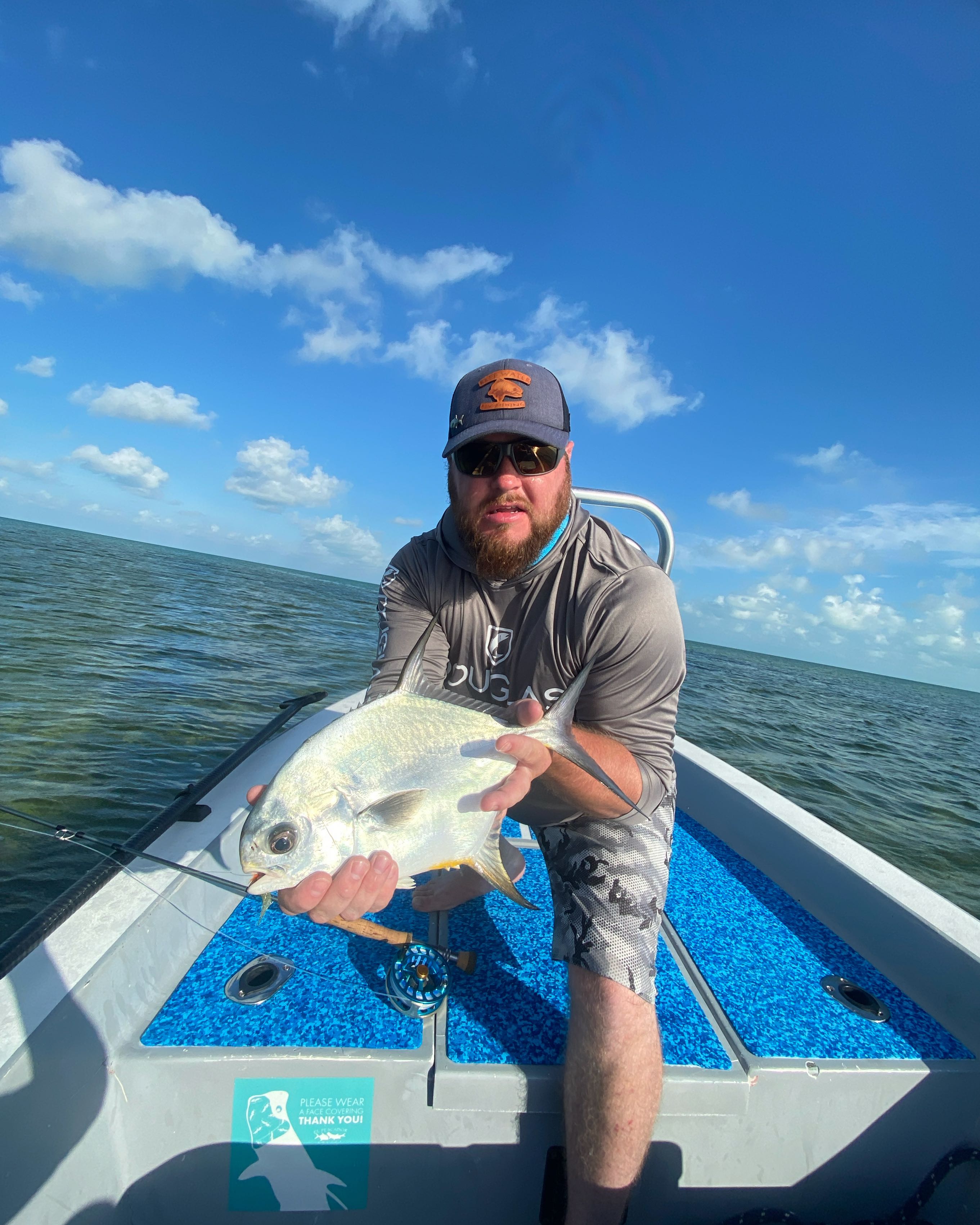 A permit fish caught in Pulaski