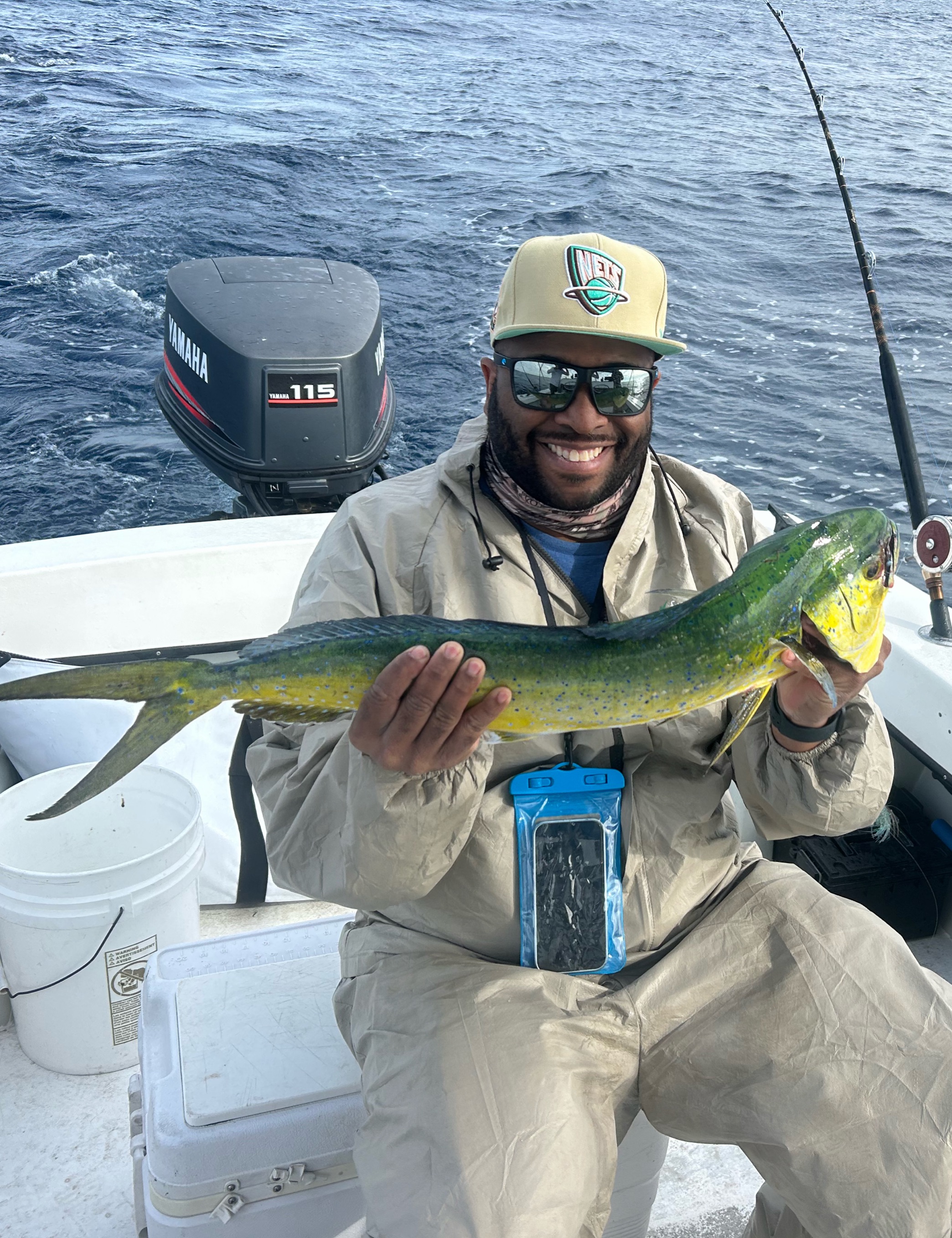 Private 6-hour offshore fishing trip boat ready for deep sea fishing adventure at sunrise