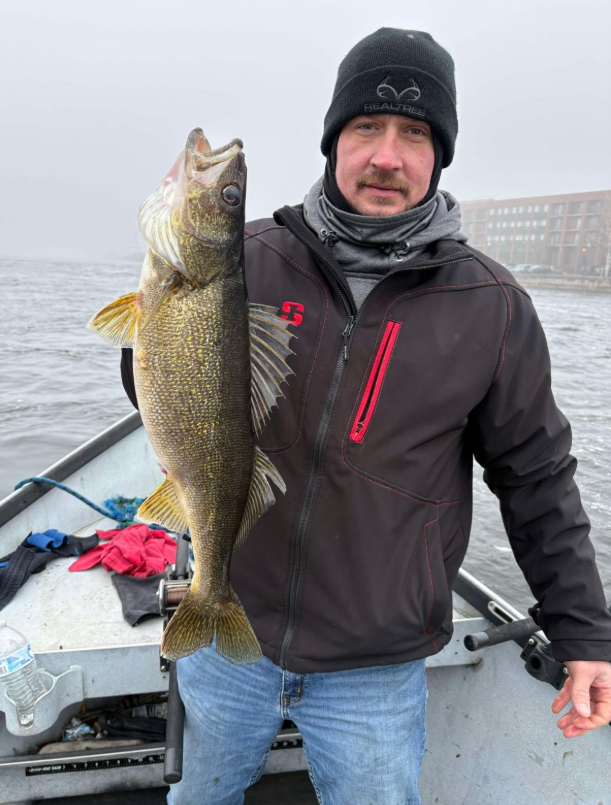 Angler fishing in New York