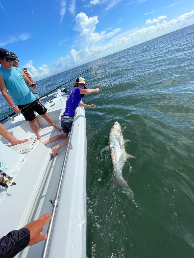 Two people fishing in Florida